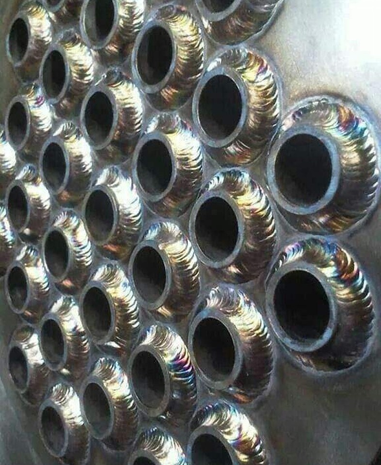 Up Close of Boiler Welding