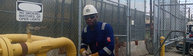 Worker Outside